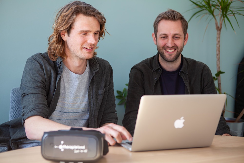 Foto van team aan het werk bij Therapieland