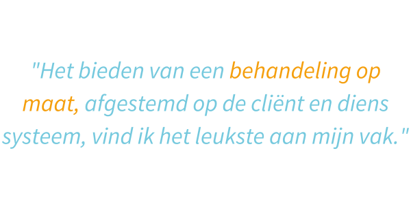 Quote Felicia Stoutjesdijk behandeling op maat