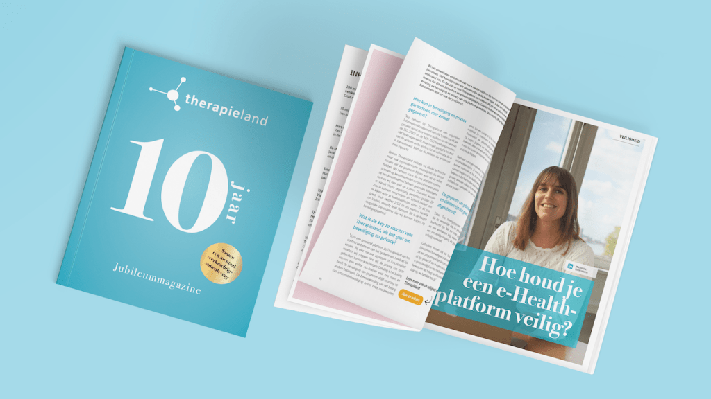 Mockup van Therapieland magazine