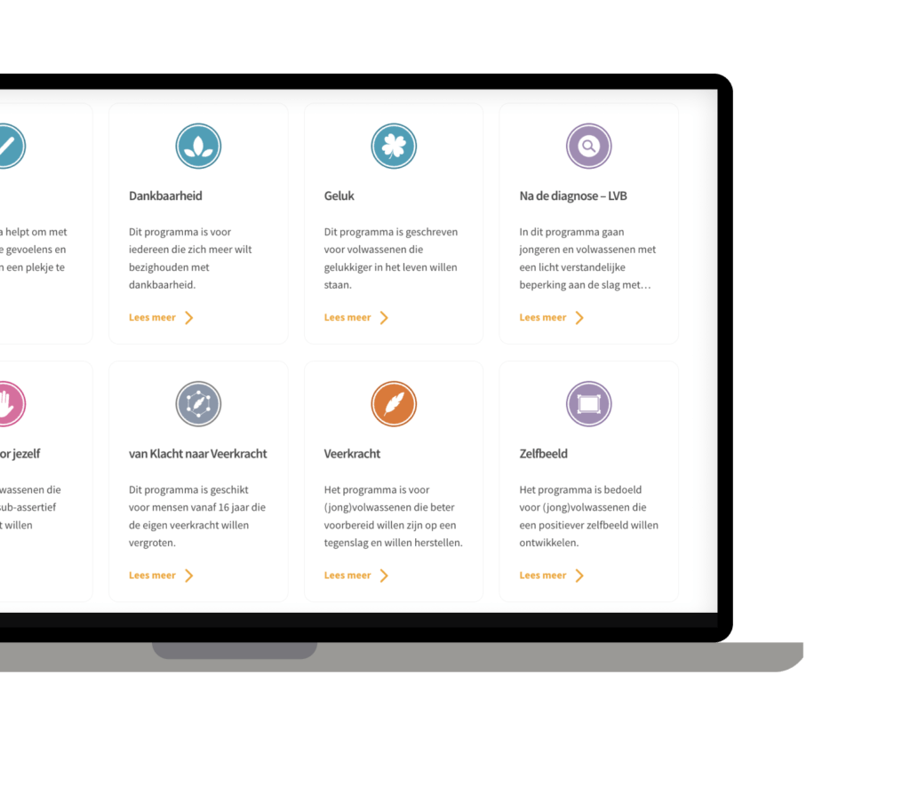 Zelfhulp programma's laptop